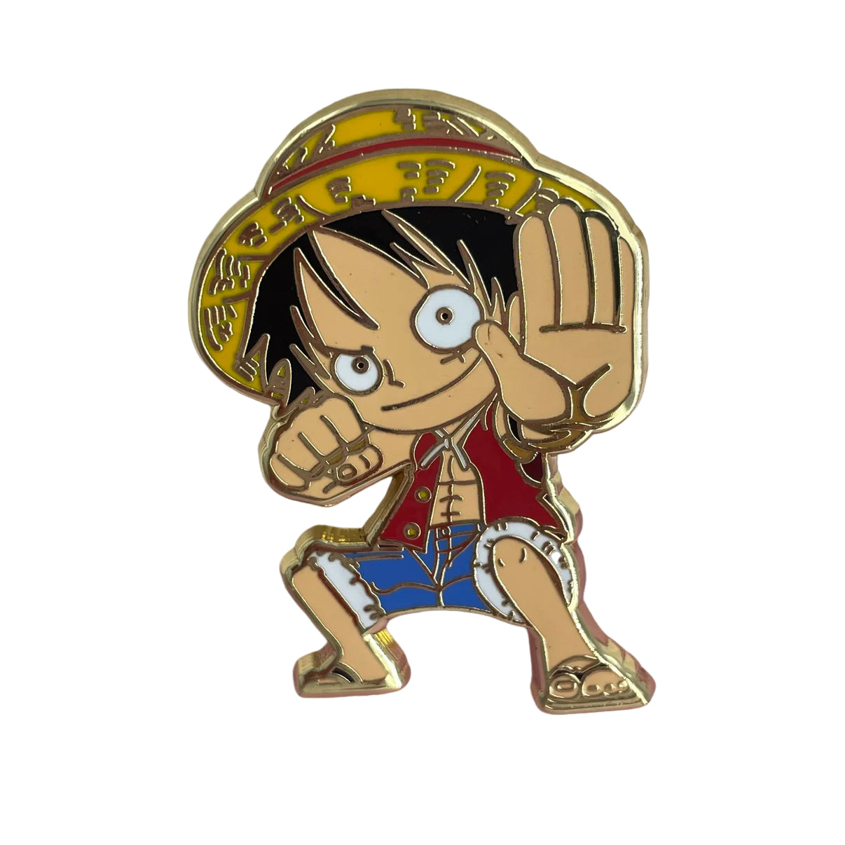 One Piece anime - Straw hat Monkey D Luffy - One Piece Anime - Pin
